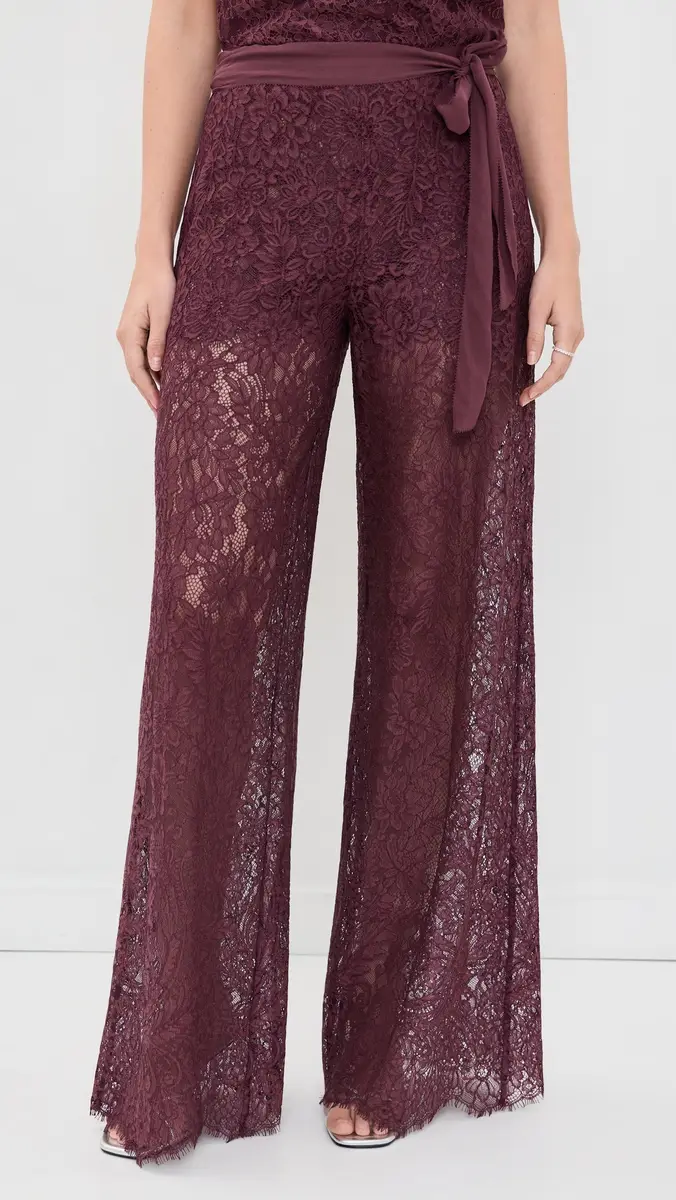 LoveShackFancy Riana Lace Pants | Thumbnail 2 LoveShackFancy Riana Lace Pants | Thumbnail 2