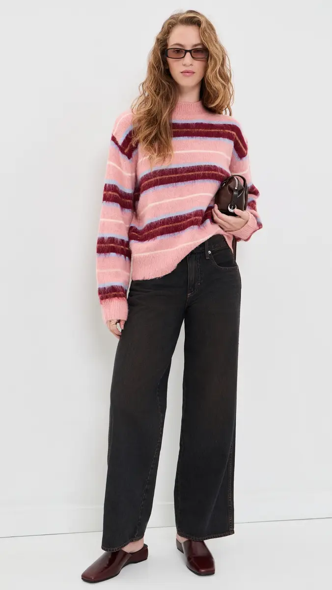 MINKPINK Aspen Brushed Stripe Sweater | Thumbnail 5 MINKPINK Aspen Brushed Stripe Sweater | Thumbnail 5