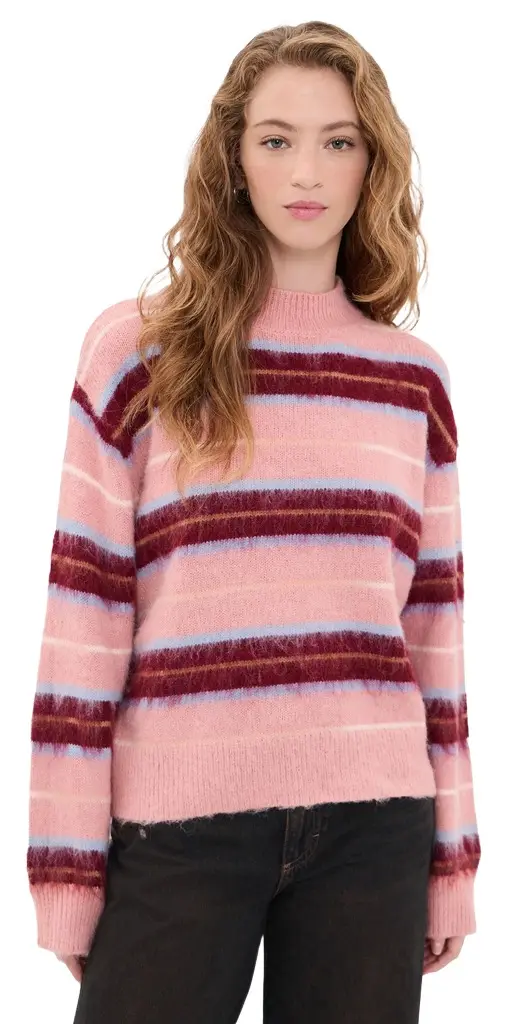 MINKPINK Aspen Brushed Stripe Sweater