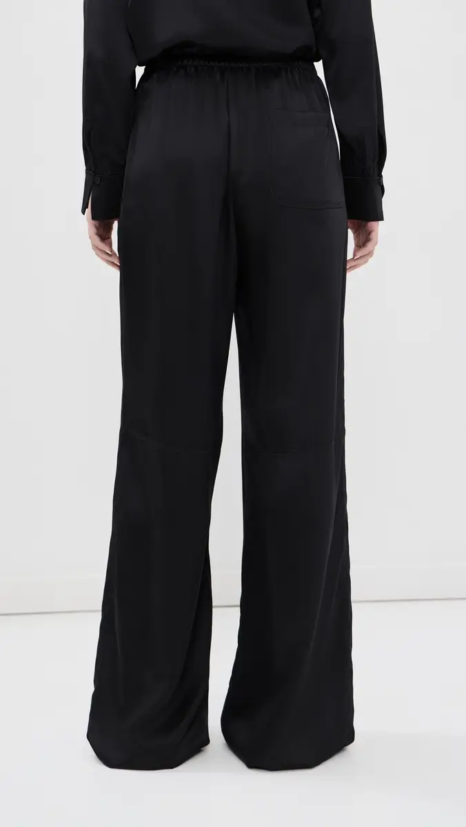 Sablyn Lexi Low Relaxed Silk Pull On Pants | Thumbnail 3 Sablyn Lexi Low Relaxed Silk Pull On Pants | Thumbnail 3