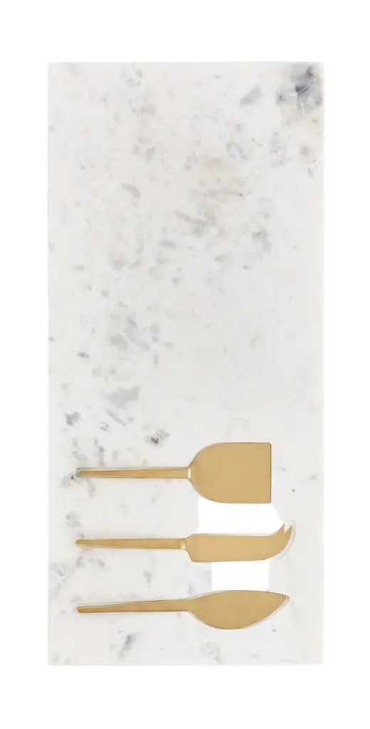 The Favorites Marble Tray Set of 3 Cheese Tools N/A