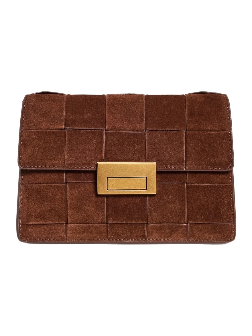 Loeffler Randall Delphine Leather Clutch