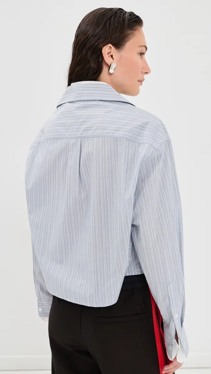 Acne Studios Layered Long Sleeve Button Up Shirt | Thumbnail 3