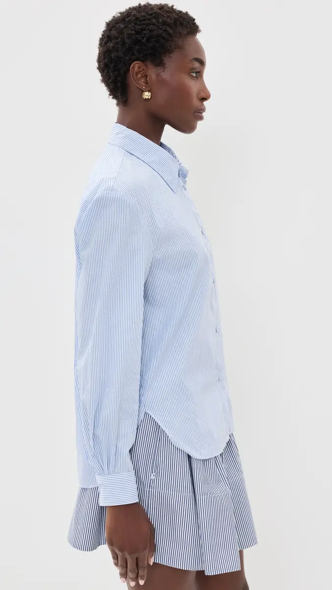 Aknvas Poplin Rose Button Down Shirt | Thumbnail 4 Aknvas Poplin Rose Button Down Shirt | Thumbnail 4