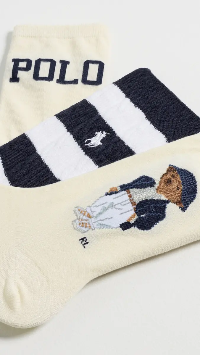 Polo Ralph Lauren Seasonal Bear Socks 3-Pack | Thumbnail 3 Polo Ralph Lauren Seasonal Bear Socks 3-Pack | Thumbnail 3