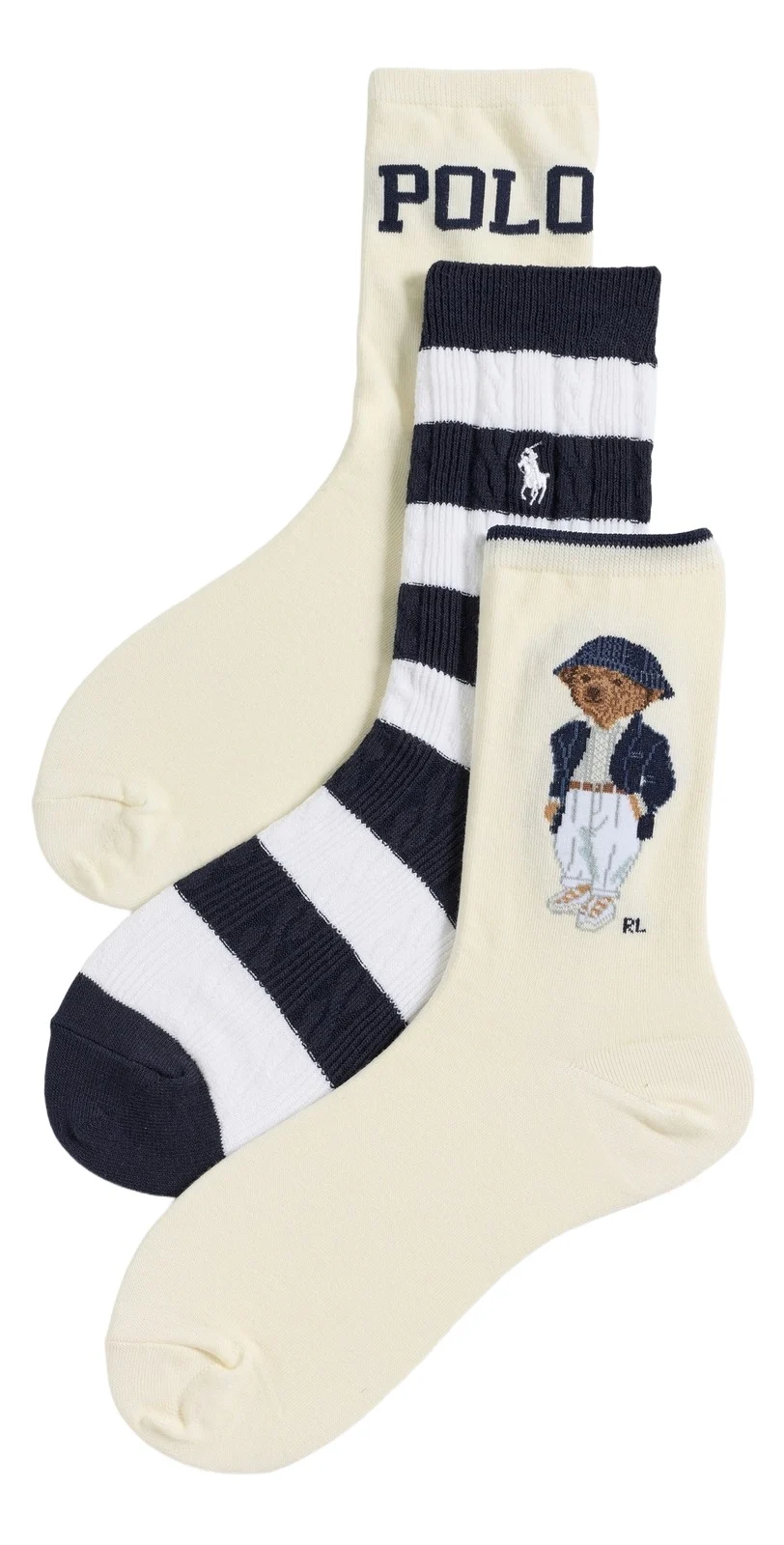 Seasonal Bear Socks 3 Pack Seasonal Bear Socks 3 Pack