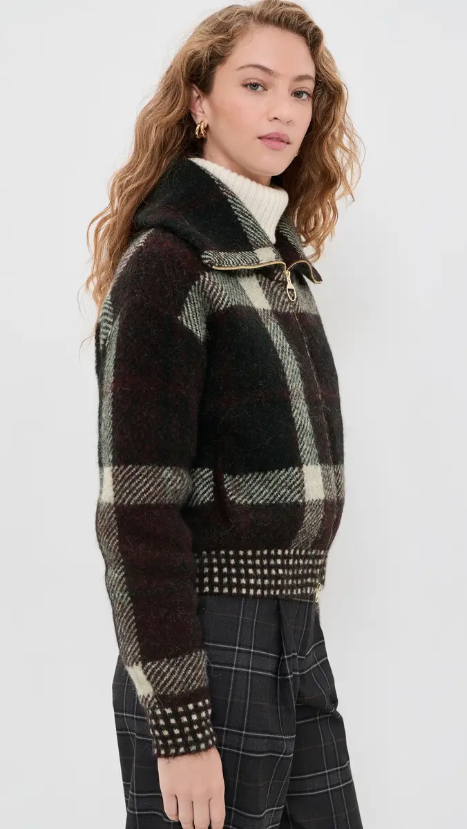 Barbour Carville Knitted Zip Through Jacket | Thumbnail 4 Barbour Carville Knitted Zip Through Jacket | Thumbnail 4