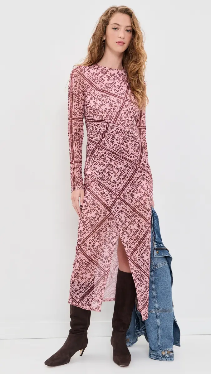 MINKPINK Jolene Mesh Midi Dress | Thumbnail 5
