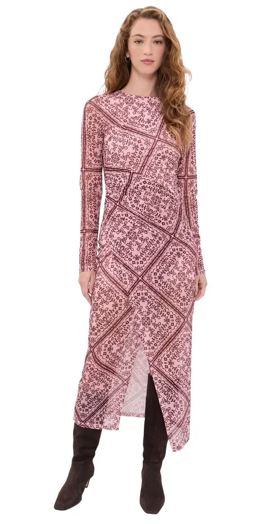 MINKPINK Jolene Mesh Midi Dress