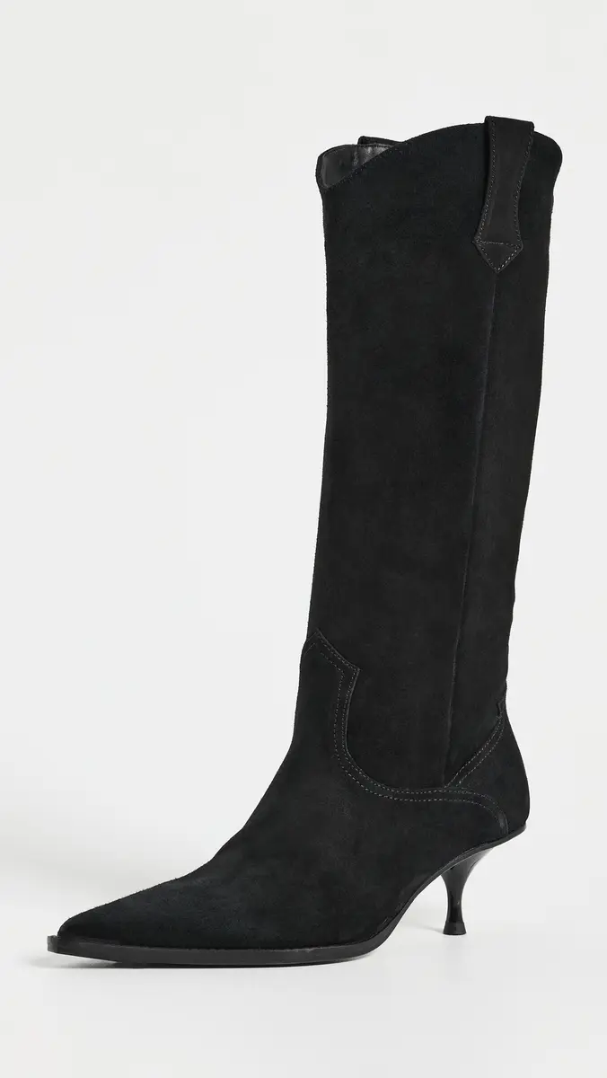 Free People Daisy Slouch Kitten Heel Boots | Thumbnail 2