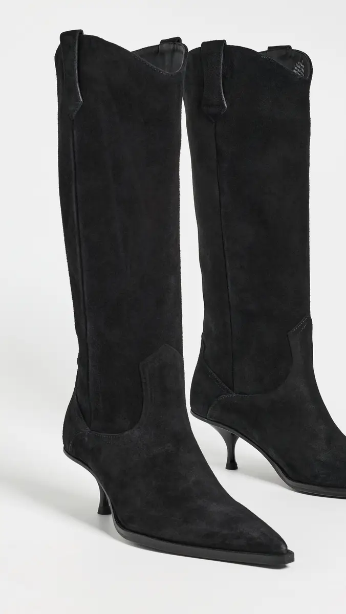 Free People Daisy Slouch Kitten Heel Boots | Thumbnail 5