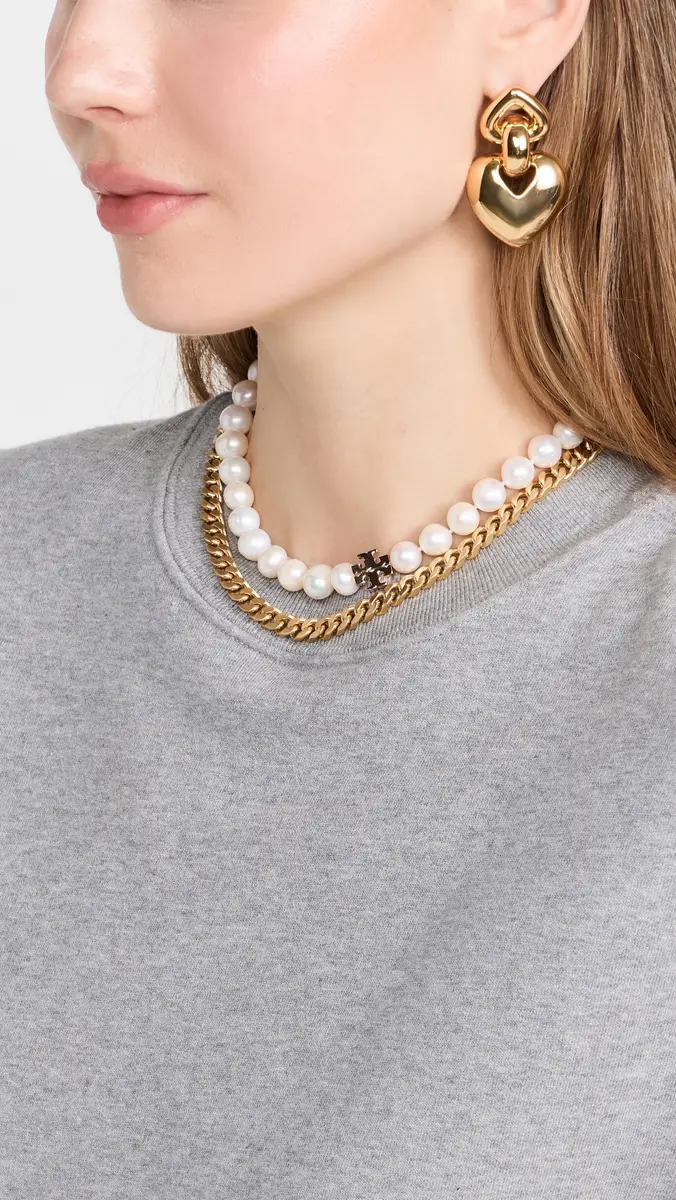 Tory Burch Moondance Pearl Necklace | Thumbnail 3 Tory Burch Moondance Pearl Necklace | Thumbnail 3