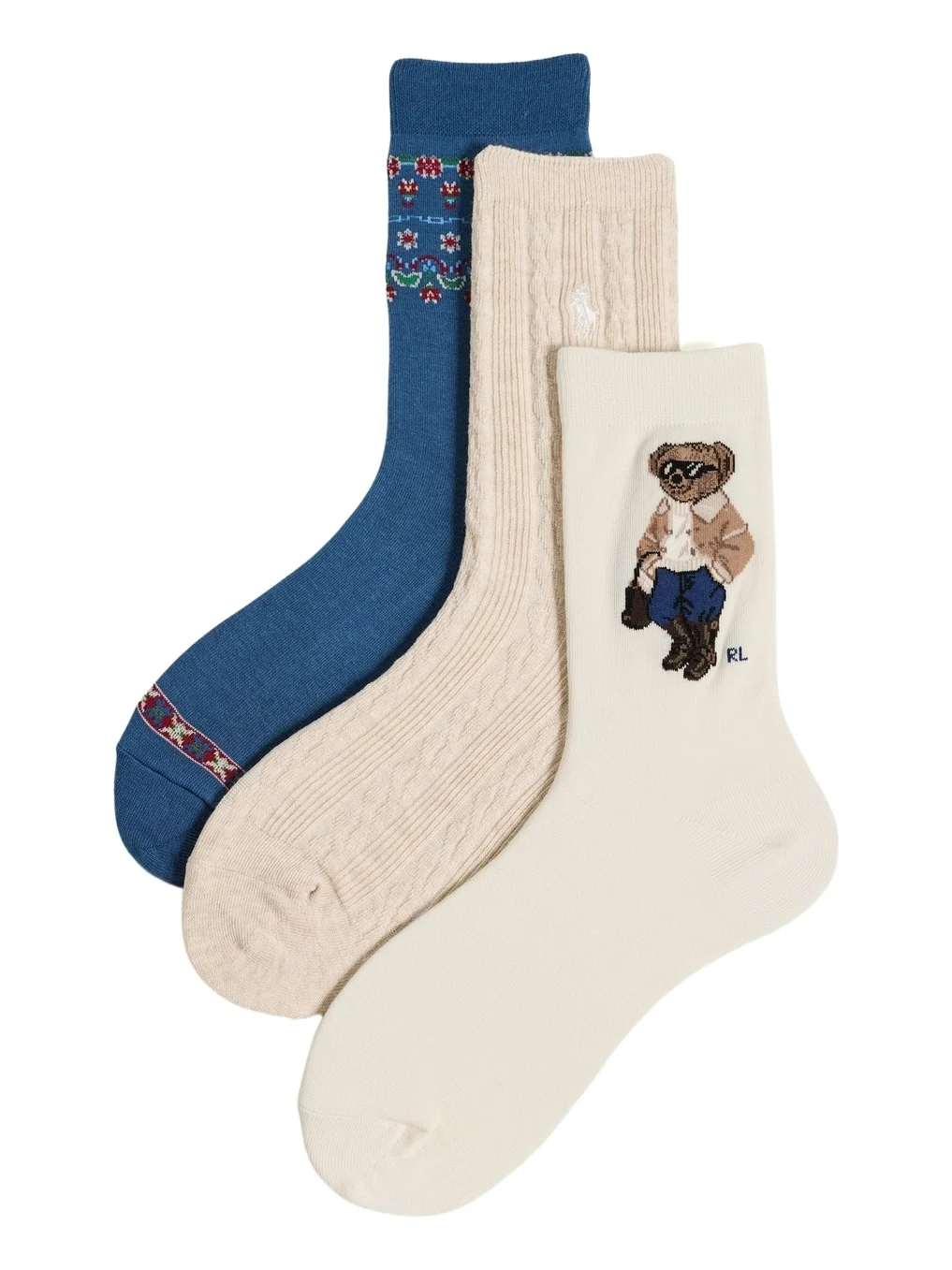 Winter Bear Socks 3 Pack Winter Bear Socks 3 Pack