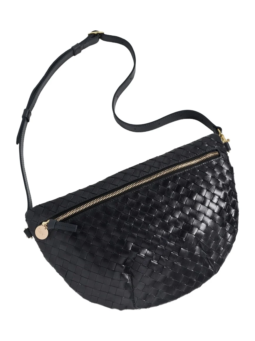 Clare V. Grande Fanny Woven Leather Belt Bag Clare V. Grande Fanny Woven Leather Belt Bag