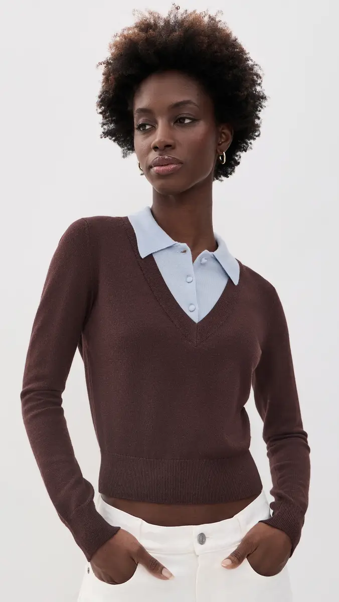 GOOD AMERICAN The Two In One Sweater | Thumbnail 2 GOOD AMERICAN The Two In One Sweater | Thumbnail 2