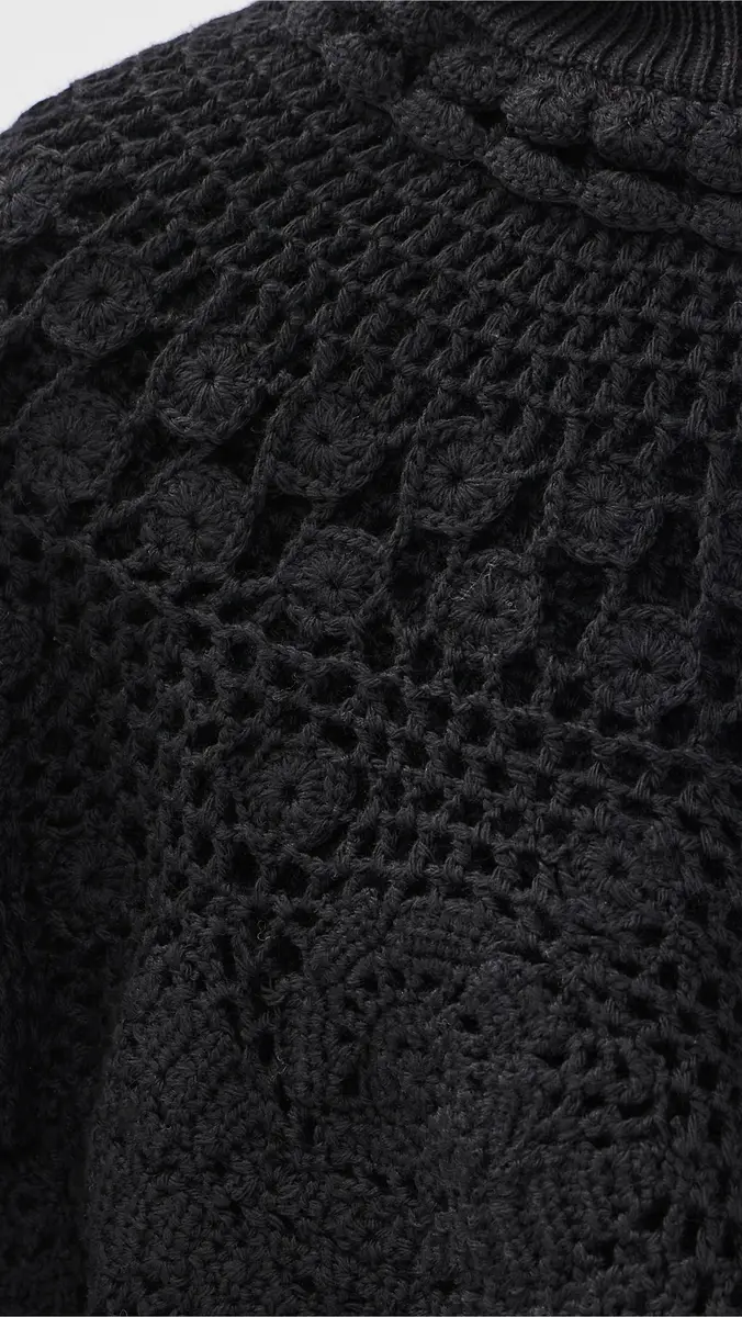Sea Wright Knit Crochet Poncho | Thumbnail 6 Sea Wright Knit Crochet Poncho | Thumbnail 6