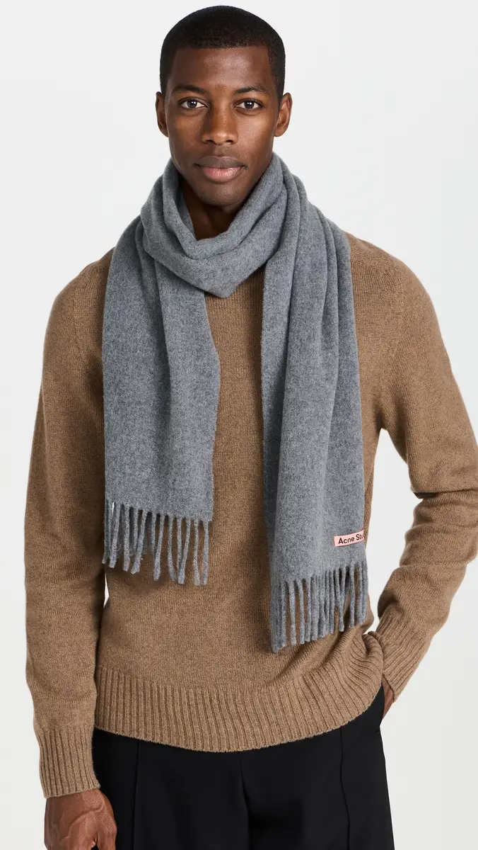 Acne Studios Canada Skinny Wool Scarf | Thumbnail 4