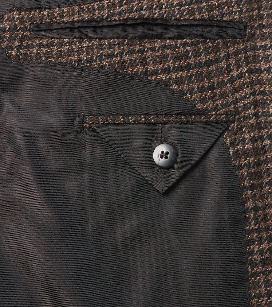 Tom Ford Houndstooth wool, silk, and linen blazer | Thumbnail 2 Tom Ford Houndstooth wool, silk, and linen blazer | Thumbnail 2