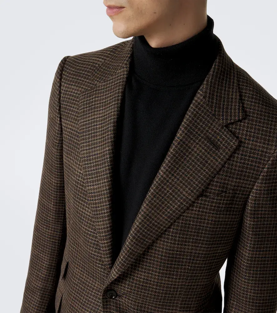 Tom Ford Houndstooth wool, silk, and linen blazer | Thumbnail 4 Tom Ford Houndstooth wool, silk, and linen blazer | Thumbnail 4