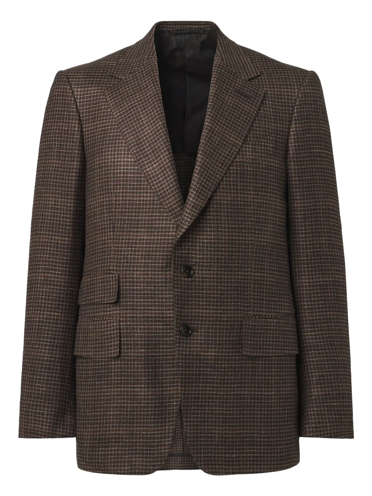 Tom Ford Houndstooth wool, silk, and linen blazer