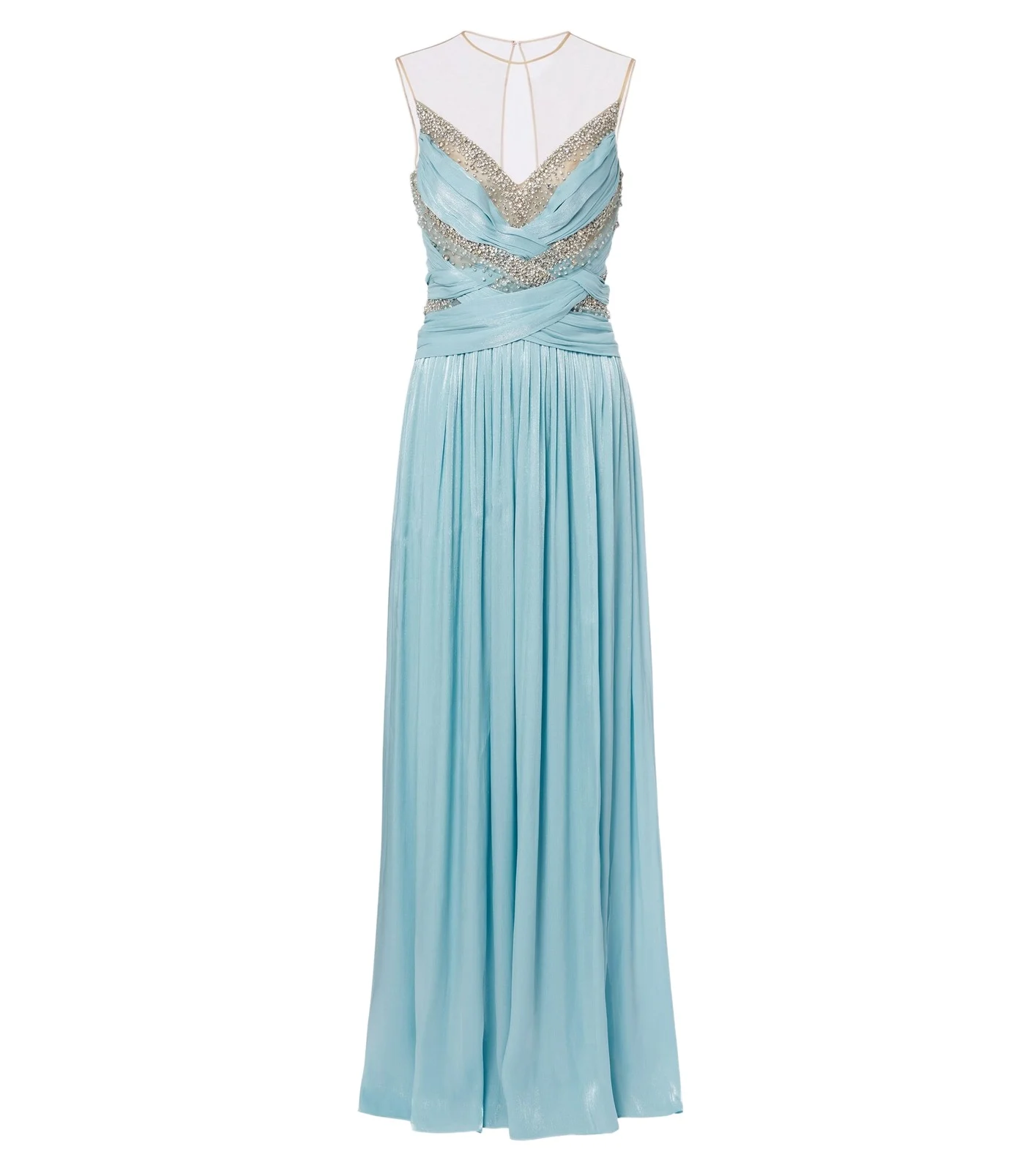 Branka embellished georgette gown Branka embellished georgette gown