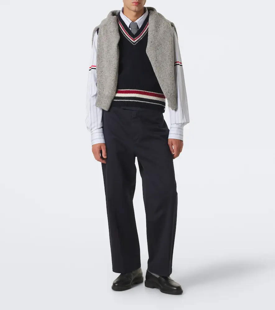 Thom Browne Wool and mohair sweater vest | Thumbnail 3 Thom Browne Wool and mohair sweater vest | Thumbnail 3