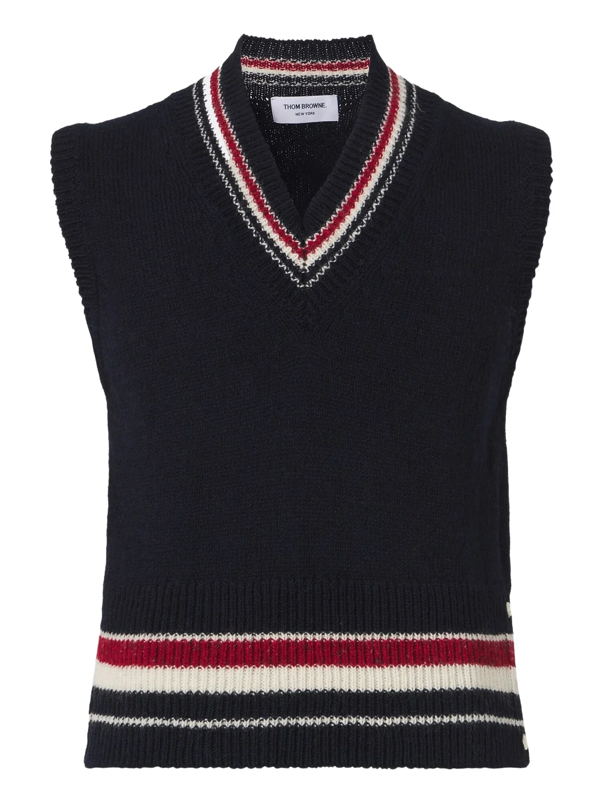 Thom Browne Wool and mohair sweater vest