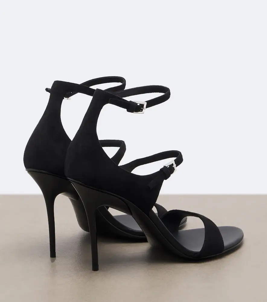ALAÏA ALAÏA Drop suede sandals | Thumbnail 4 ALAÏA ALAÏA Drop suede sandals | Thumbnail 4