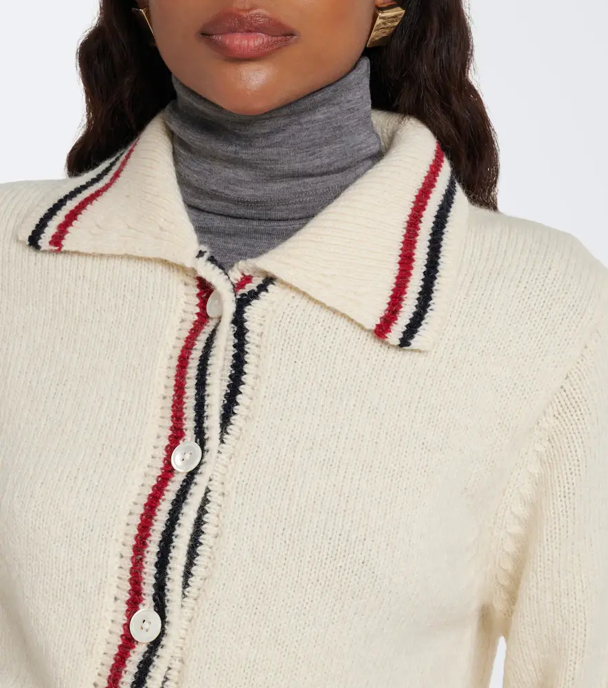 Thom Browne Wool and mohair cardigan | Thumbnail 3 Thom Browne Wool and mohair cardigan | Thumbnail 3