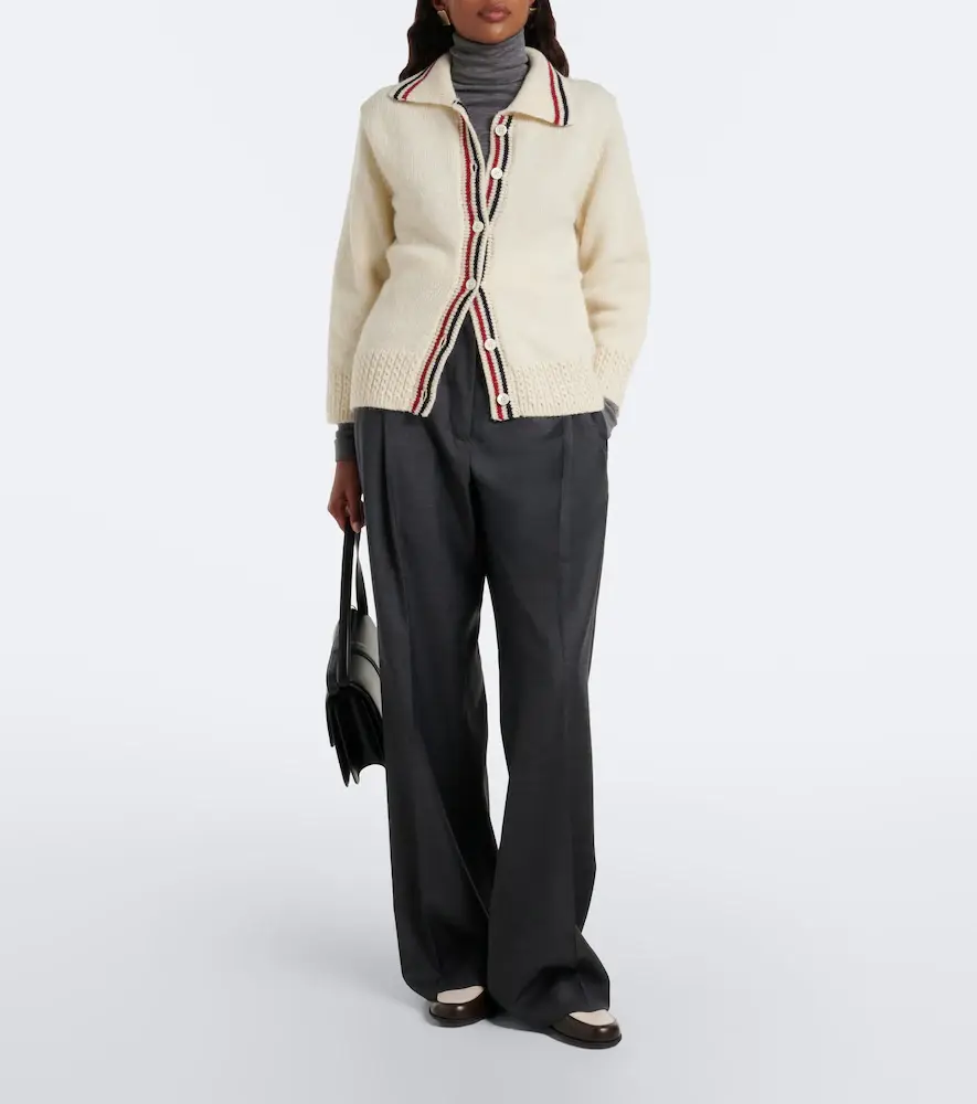 Thom Browne Wool and mohair cardigan | Thumbnail 7 Thom Browne Wool and mohair cardigan | Thumbnail 7