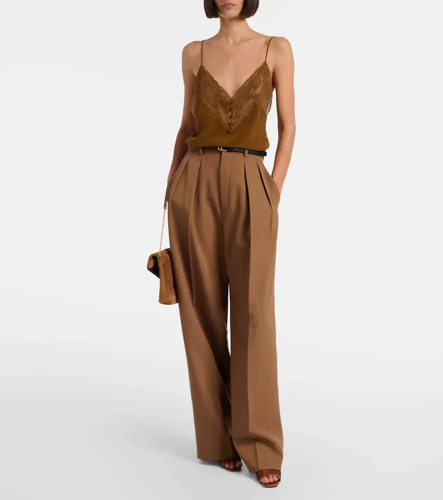 Saint Laurent Sip patent leather-trimmed mesh mules | Thumbnail 3 Saint Laurent Sip patent leather-trimmed mesh mules | Thumbnail 3