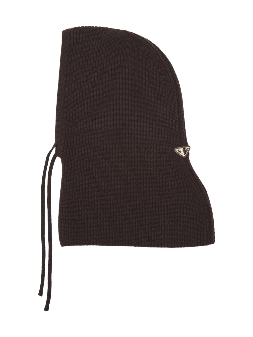 Ribbed-knit wool and cashmere hood Ribbed-knit wool and cashmere hood