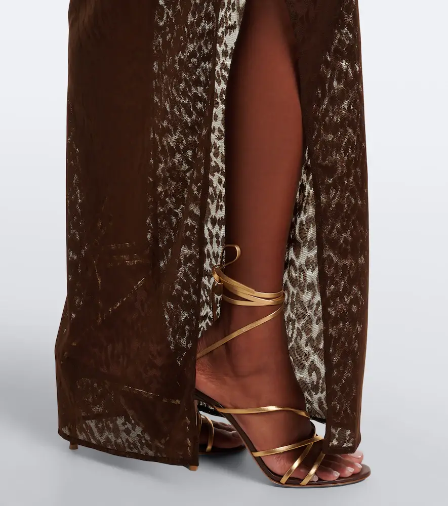 Alex Perry Draped lace maxi skirt | Thumbnail 4 Alex Perry Draped lace maxi skirt | Thumbnail 4