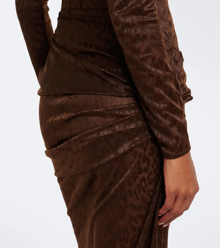Alex Perry Draped lace maxi skirt | Thumbnail 5 Alex Perry Draped lace maxi skirt | Thumbnail 5