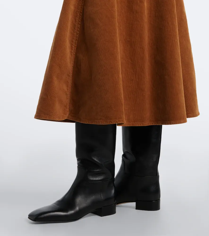 Polo Ralph Lauren Cotton corduroy midi skirt | Thumbnail 2