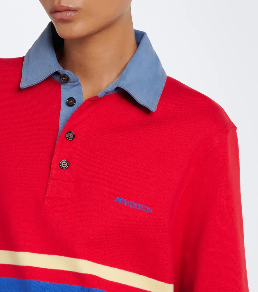 JW Anderson Cotton jersey polo shirt | Thumbnail 4 JW Anderson Cotton jersey polo shirt | Thumbnail 4