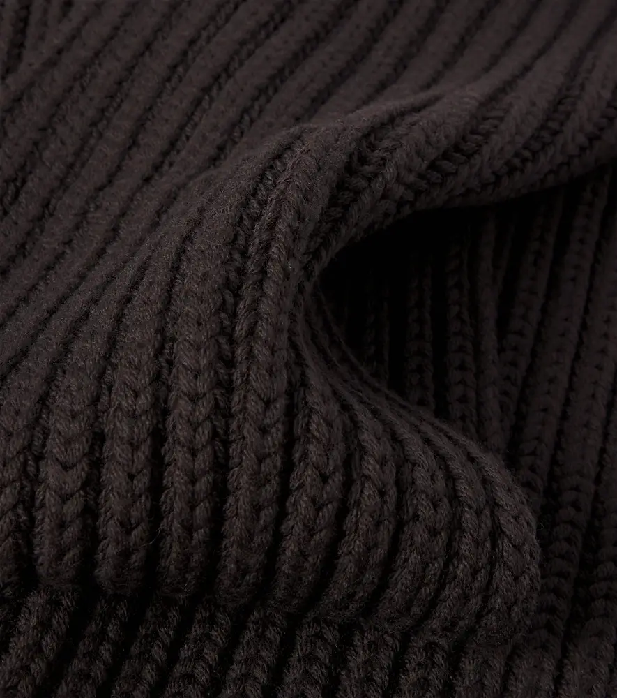 Prada Ribbed-knit virgin wool scarf | Thumbnail 2 Prada Ribbed-knit virgin wool scarf | Thumbnail 2