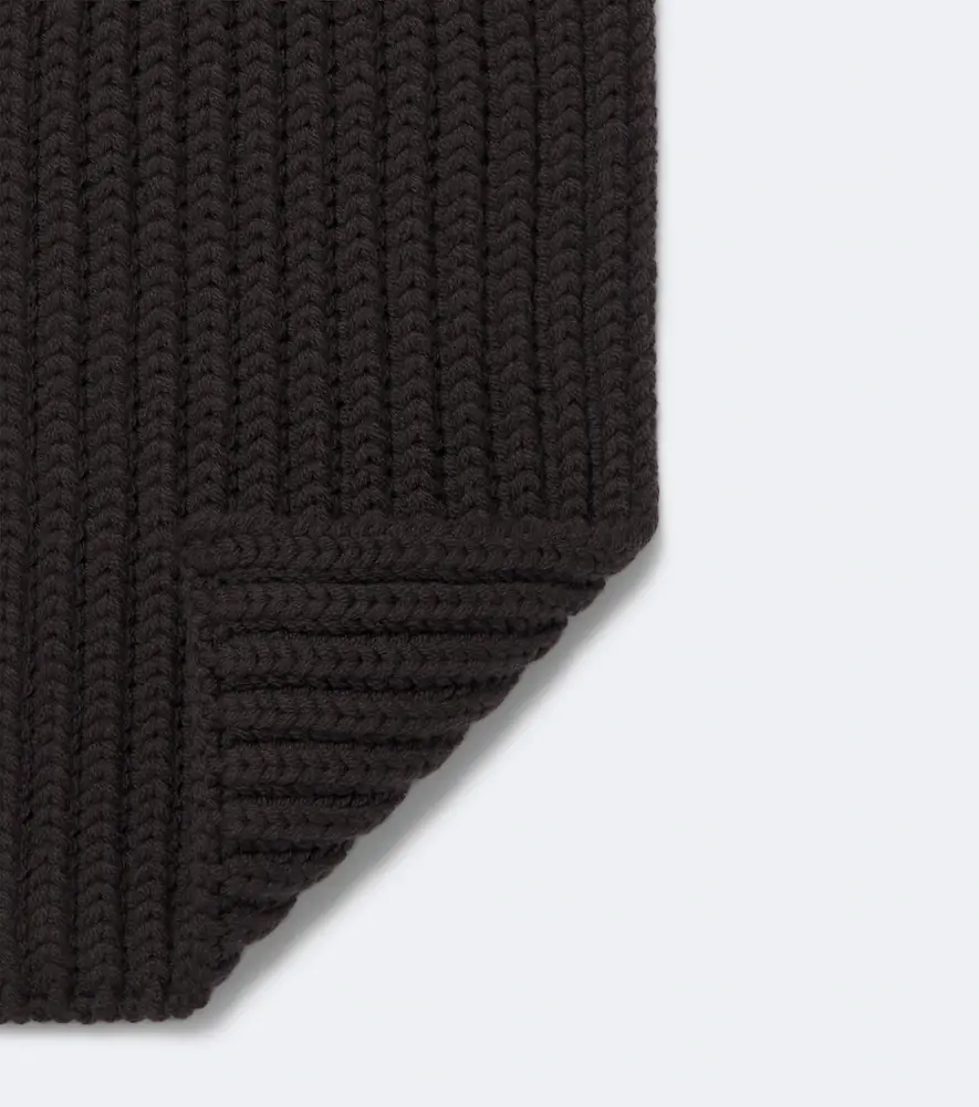 Prada Ribbed-knit virgin wool scarf | Thumbnail 3 Prada Ribbed-knit virgin wool scarf | Thumbnail 3