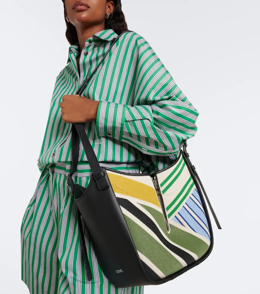 Loewe Hammock Flip embroidered striped tote bag | Thumbnail 7 Loewe Hammock Flip embroidered striped tote bag | Thumbnail 7