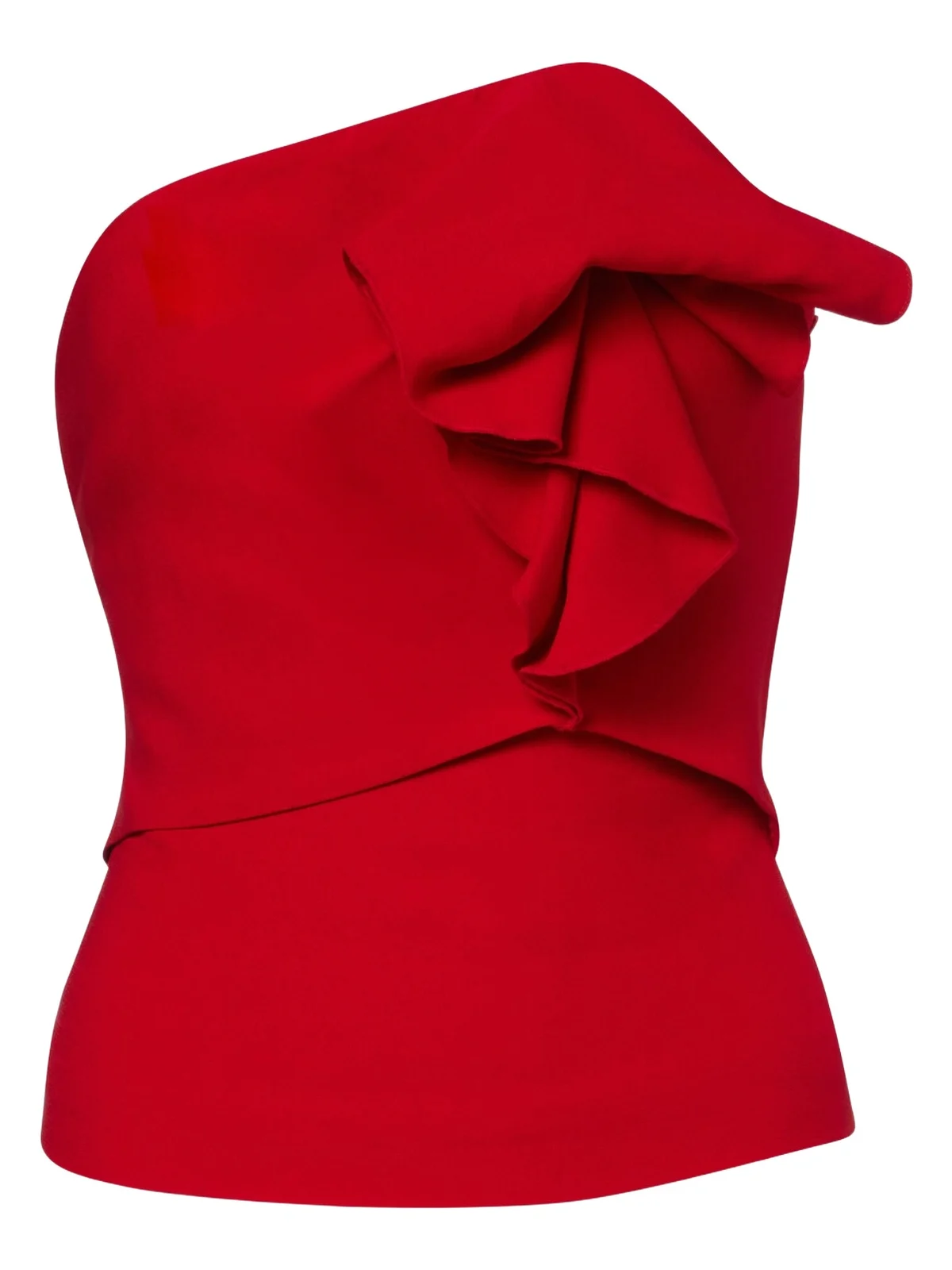 Ruffled wool and silk cady corset Ruffled wool and silk cady corset
