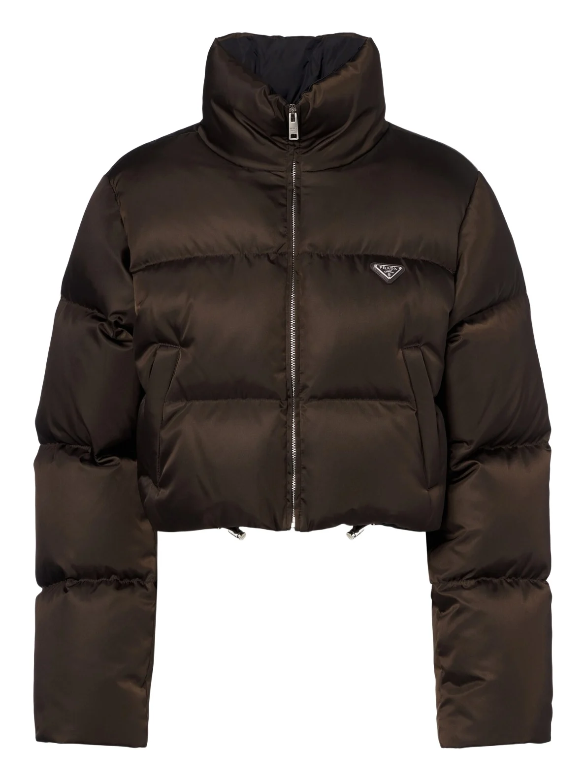 Cropped Re-Nylon down jacket Cropped Re-Nylon down jacket