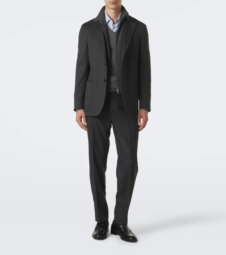 Zegna Layered cashmere blazer | Thumbnail 4 Zegna Layered cashmere blazer | Thumbnail 4