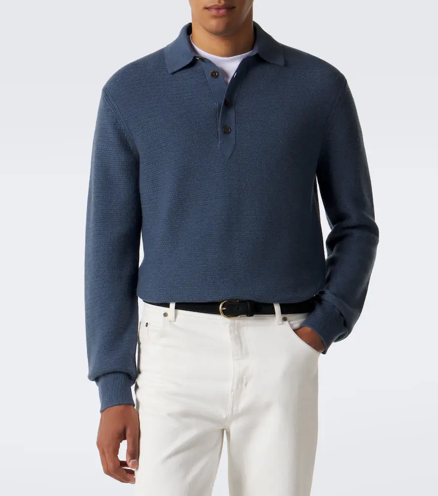 Zegna Cashmere polo sweater | Thumbnail 2