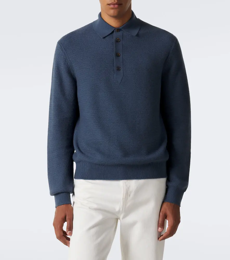 Zegna Cashmere polo sweater | Thumbnail 3