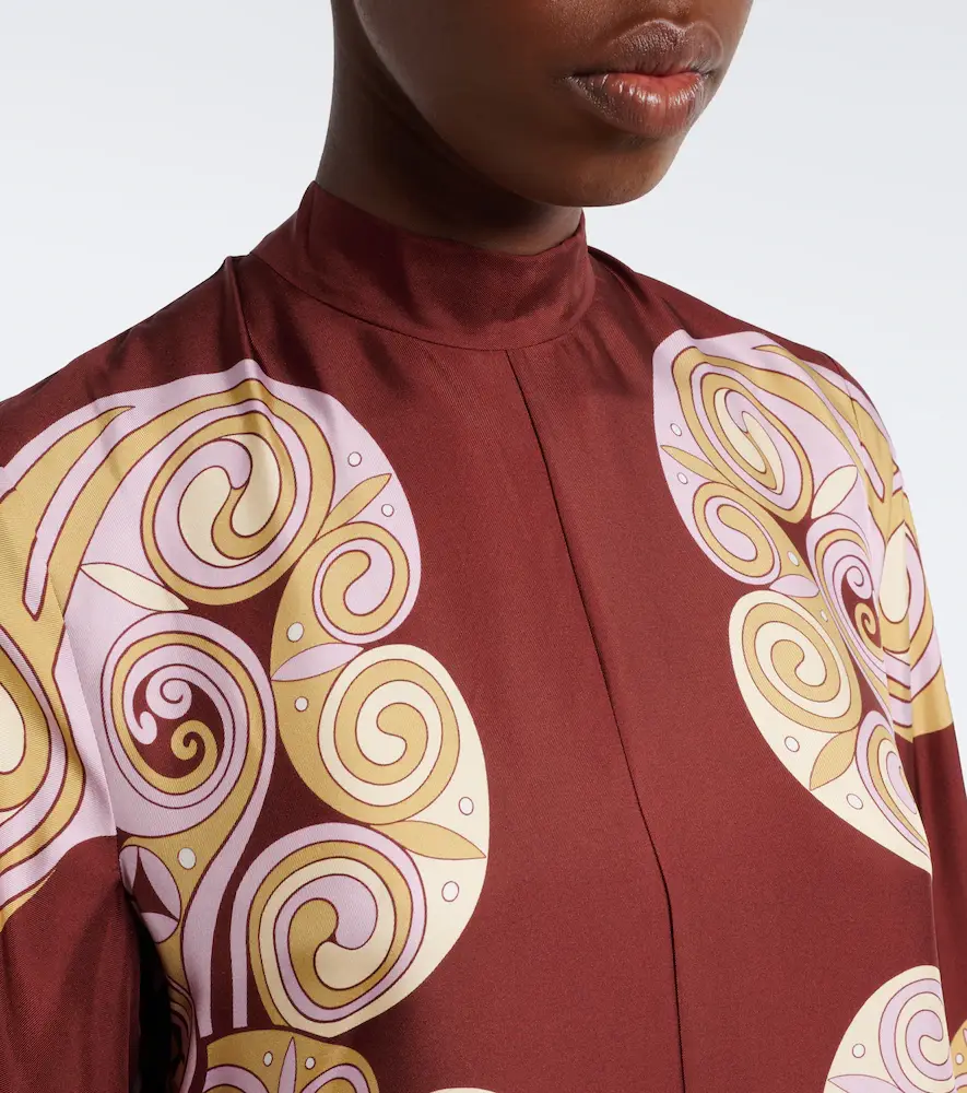 La DoubleJ Kells Swirl silk satin maxi dress | Thumbnail 2 La DoubleJ Kells Swirl silk satin maxi dress | Thumbnail 2