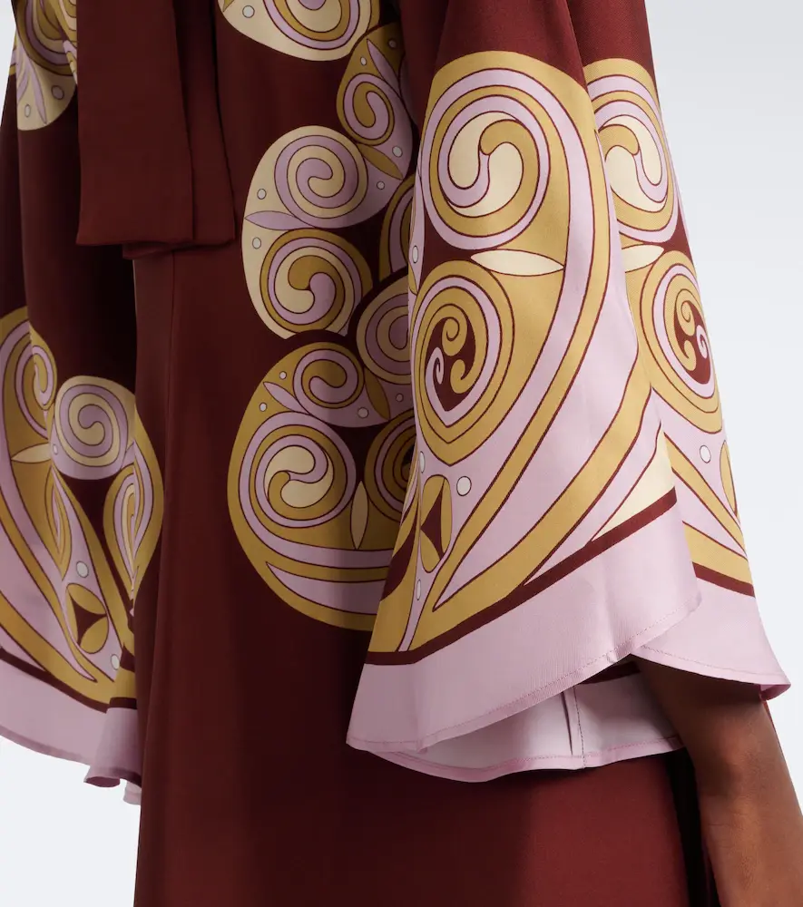 La DoubleJ Kells Swirl silk satin maxi dress | Thumbnail 3 La DoubleJ Kells Swirl silk satin maxi dress | Thumbnail 3