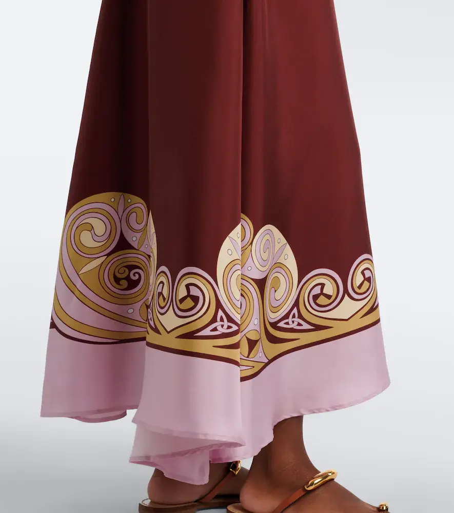 La DoubleJ Kells Swirl silk satin maxi dress | Thumbnail 5 La DoubleJ Kells Swirl silk satin maxi dress | Thumbnail 5