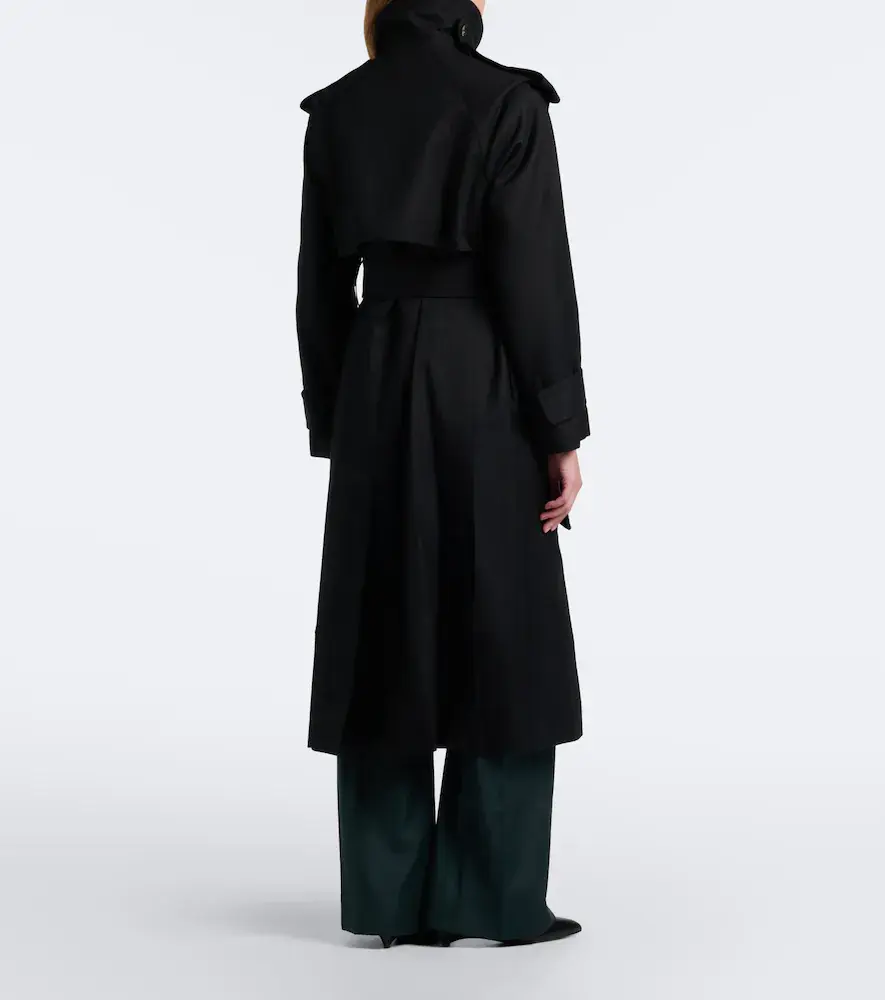 Victoria Beckham Philippa virgin wool twill trench coat | Thumbnail 5 Victoria Beckham Philippa virgin wool twill trench coat | Thumbnail 5