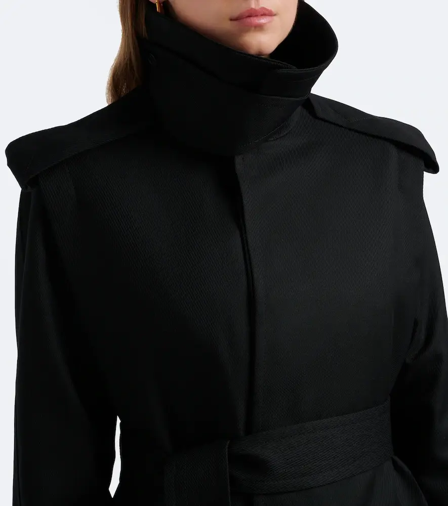 Victoria Beckham Philippa virgin wool twill trench coat | Thumbnail 6 Victoria Beckham Philippa virgin wool twill trench coat | Thumbnail 6