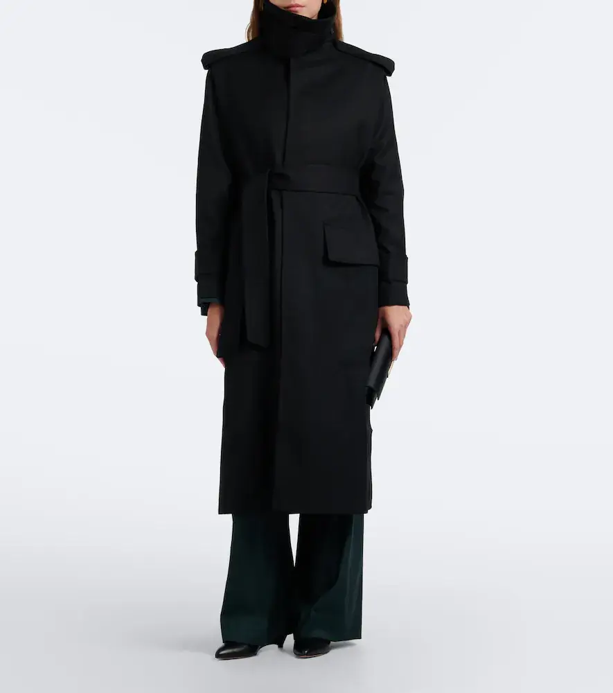 Victoria Beckham Philippa virgin wool twill trench coat | Thumbnail 7 Victoria Beckham Philippa virgin wool twill trench coat | Thumbnail 7